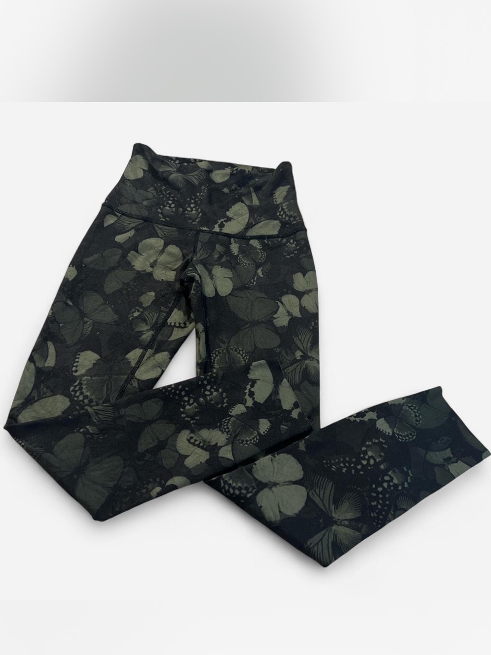 Lululemon Wunder Under Pant limited-edition 2015 Biggie So Fly Butterfly Grn Blk